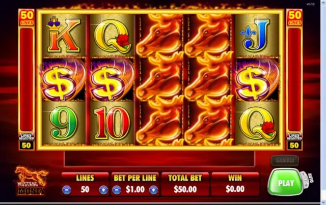 Mecánica de juego Mustang Money Mx